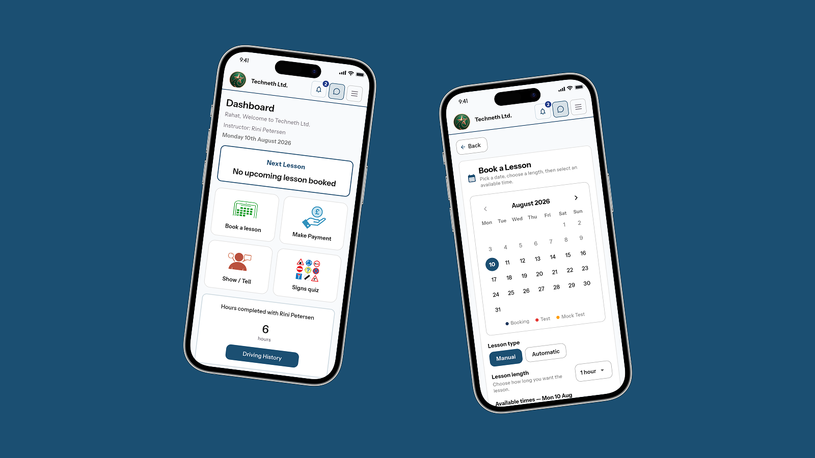 techneth adi-pro-a-driving-instructor-app