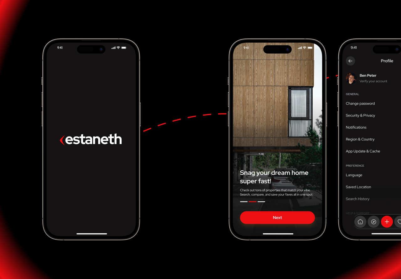 techneth estaneth-real-estate-mobile-app